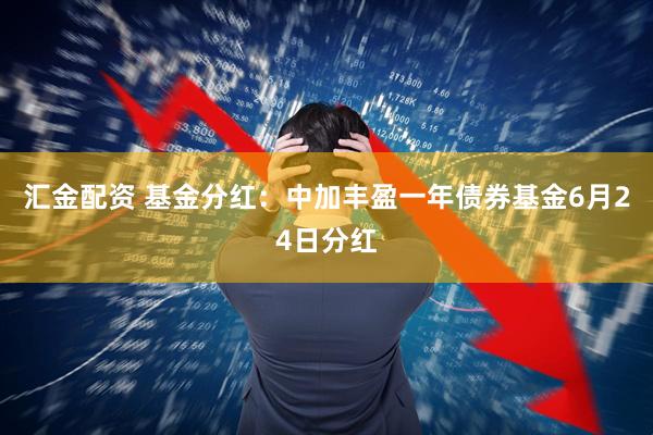 汇金配资 基金分红：中加丰盈一年债券基金6月24日分红